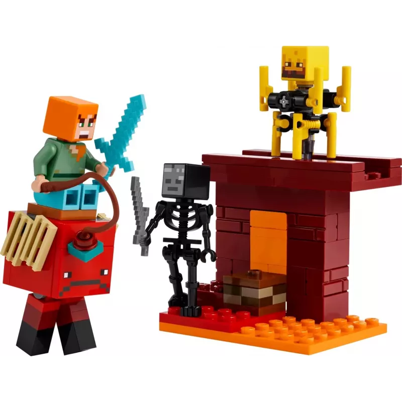 LEGO MINECRAFT 21266 La battaglia di lava del Nether