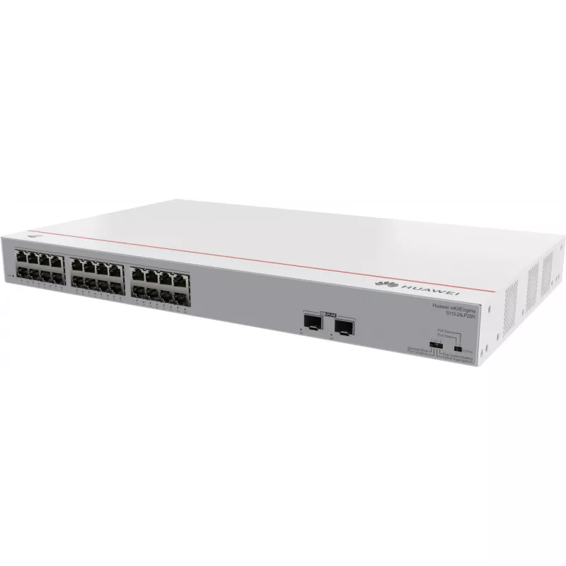 HUAWEI eKit S110 Serie S110-24LP2SR unmanaged L2 Gigabit Ethernet (10/100/1000) Power over Ethernet (PoE) 1U grigio