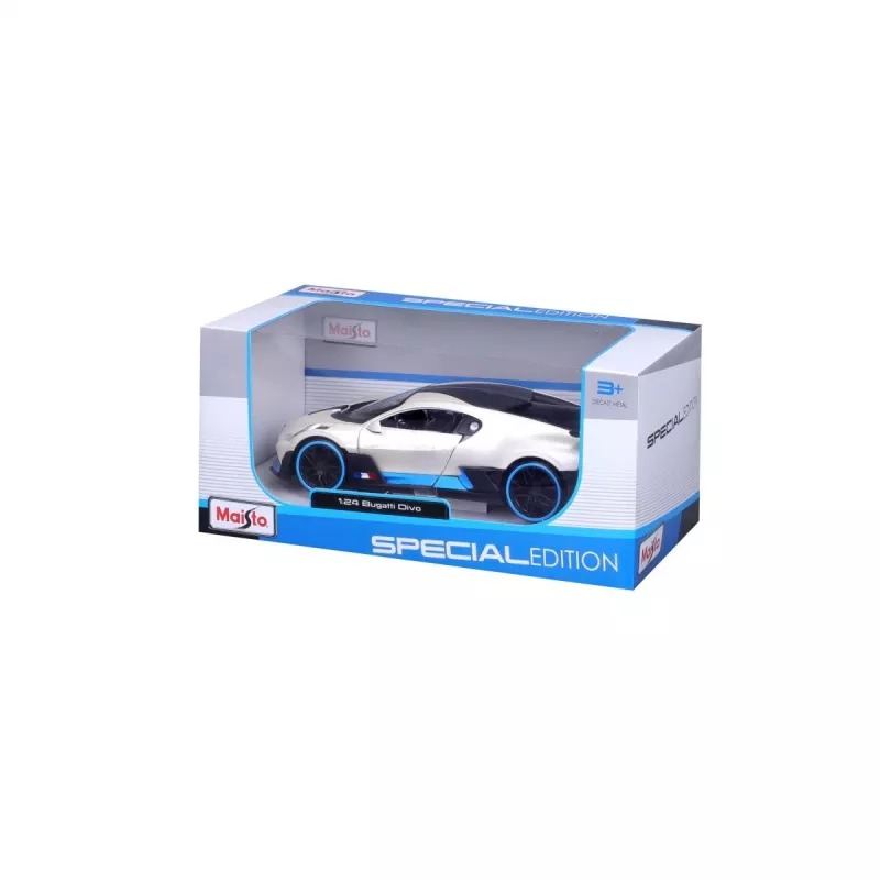 Modello composite Bugatti Divo 1/24 bianco