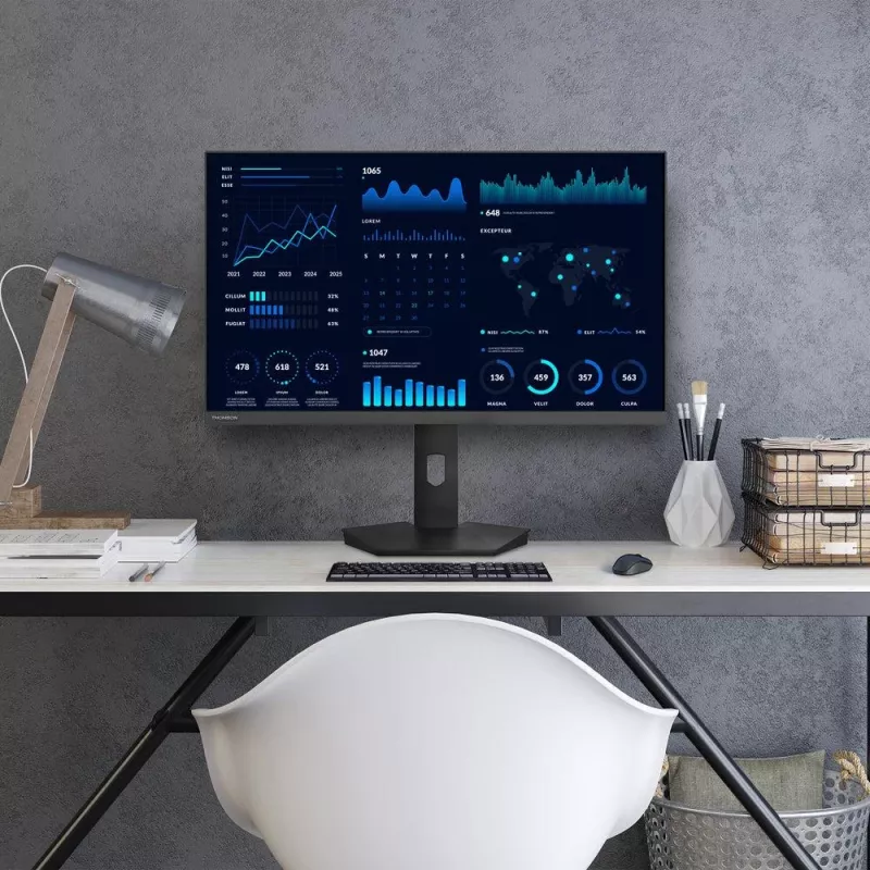 Monitor LCD | THOMSON | 27 | 1920 x 1080 pixel | Full HD | formato nativo 16:9 | piatto | M27FB5C15