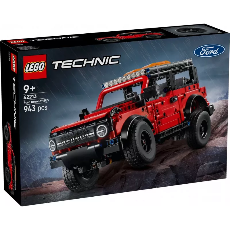 LEGO Technic set da costruzione Ford Bronco Off-Roader 4x4 modello 42213 — 943 pezzi, età 9+