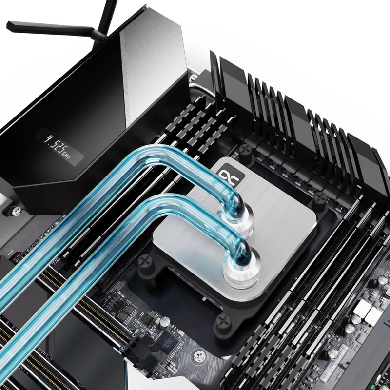 Alphacool Core 1 13444 waterblock per CPU, LGA1700/LGA1851/AM4/AM5, argento
