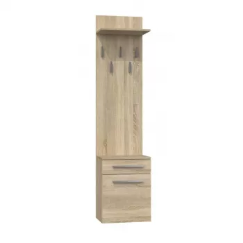Topeshop DUO WIESZAK SONOMA appendiabiti rovere