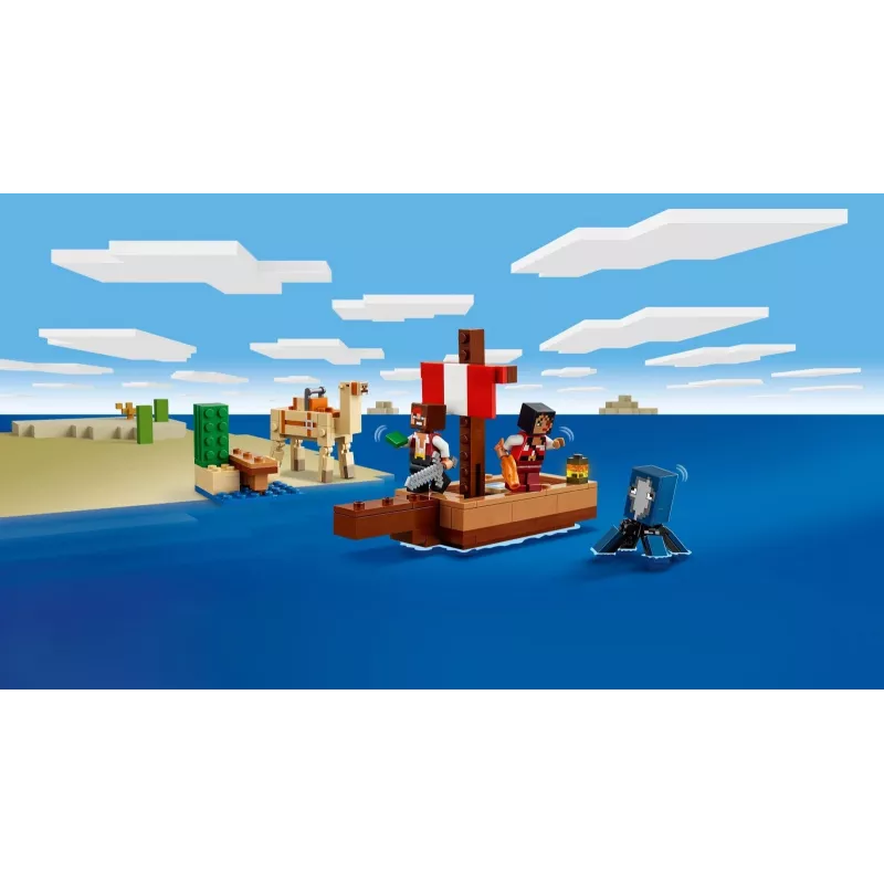 LEGO MINECRAFT 21259 il viaggio della nave pirata