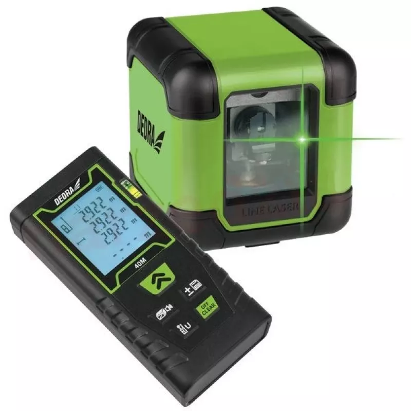 Livella laser a croce Dedra MC0920 autolivellante, precisione 0,5 mm