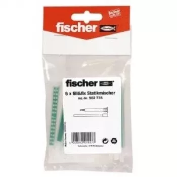 Fischer 502735 Fill & Fix miscelatore statico di ricambio, 6 pezzi