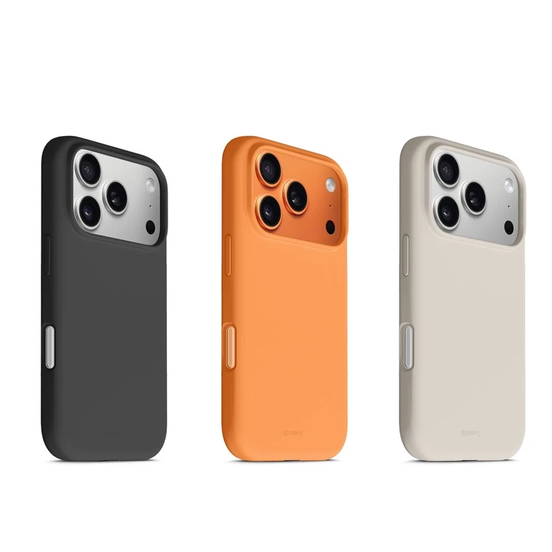 Custodia protettiva MagSafe Crong per iPhone 17 Pro – arancione