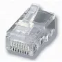 Equip connettore modulare per cavo piatto, RJ-45 (8P8C), trasparente, 0,65 g, 11,7 mm, 21,3 mm, 7,2 mm