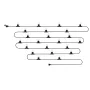 Garland 20 m + 22 lampadine a filamento