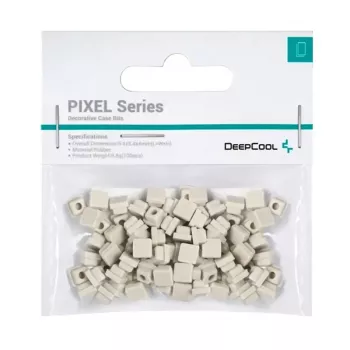 Pad in gomma DeepCool PIXEL — pad antivibrazione universali per case, 9,8 g ciascuno, confezione da 100 pezzi, grigio