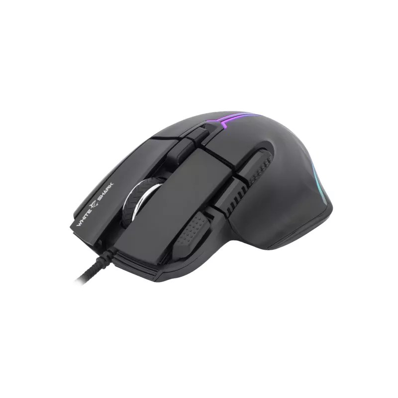 Mouse White Shark MARROK nero USB Type-A