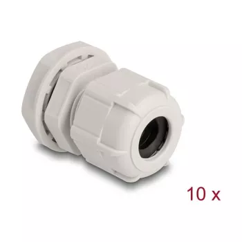 Pressacavo M20 DELOCK, plastica, grigio, confezione da 10