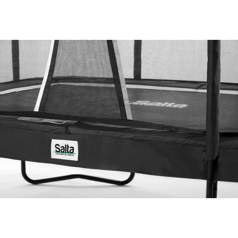 Salta Premium Schwarz Edition 214x305 cm trampolino per tempo libero/giardino