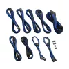 Kit cavi CableMod C-Series PRO ModMesh per Corsair AXi/HXi/RM (etichetta gialla) - nero/blu
