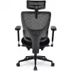 Sedia da ufficio Sharkoon OfficePal C40 — nero, design ergonomico, regolabile in altezza