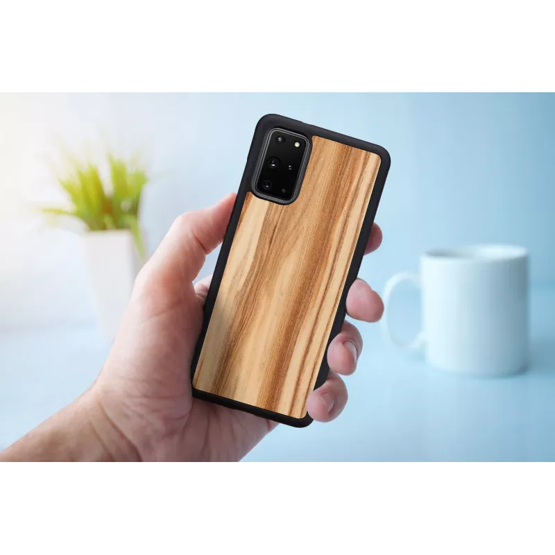 Custodia per cellulare man and wood Galaxy S20+ cappuccino nero – cover protettiva per smartphone