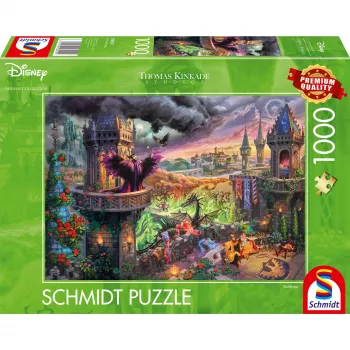Thomas Kinkade Studios: Maleficent, puzzle 1000 pezzi