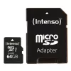 Intenso Performance - scheda di memoria flash (microSDXC con adattatore SD) - 64GB - UHS-I U1 / Class10 - microSDXC UHS-I (3424490)