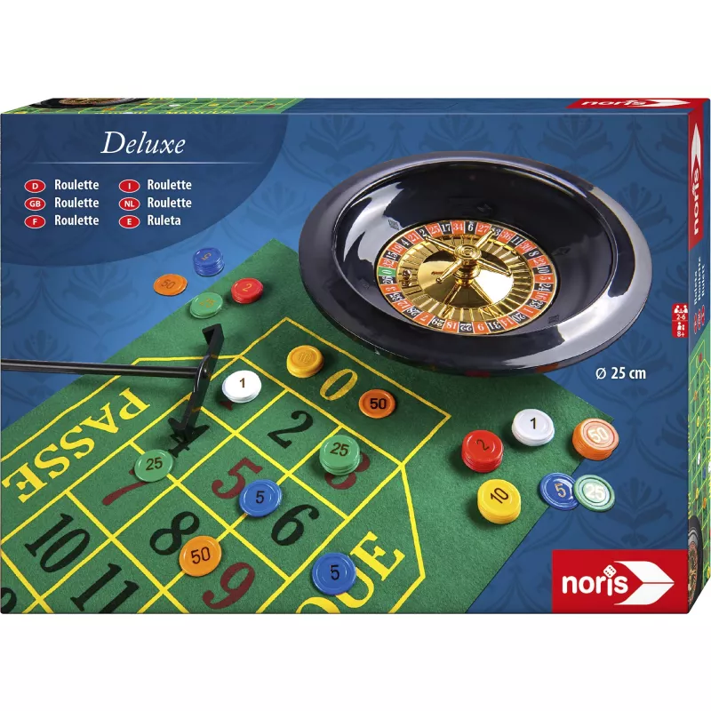Set Deluxe - Roulette 25 cm, gioco da tavolo