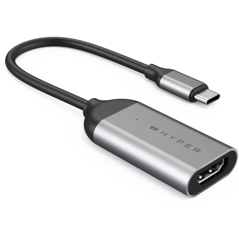 HYPER HD-H8K USB Type-C HDMI acciaio inossidabile