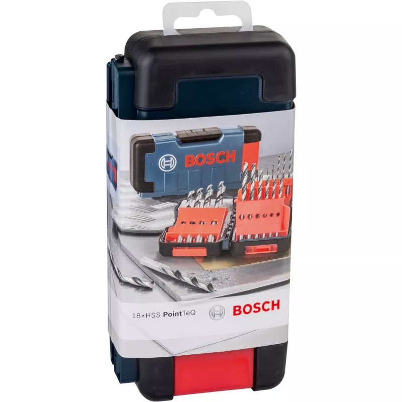 Set di punte elicoidali Bosch HSS PointTeQ 2608577350