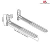 Kit di montaggio Maclean MC-776 B nero