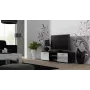 Cama supporto TV SOHO 140 nero/bianco lucido