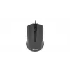 Mouse USB con cavo, 3 tasti, superficie gommata, 1000 DPI