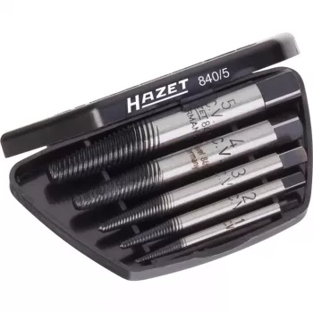 Set estrattori viti Hazet 840/5 per viti e bulloni danneggiati M3–M18