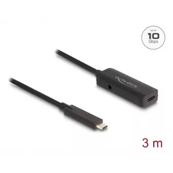 Cavo USB DeLOCK 80027 3 m USB-C nero