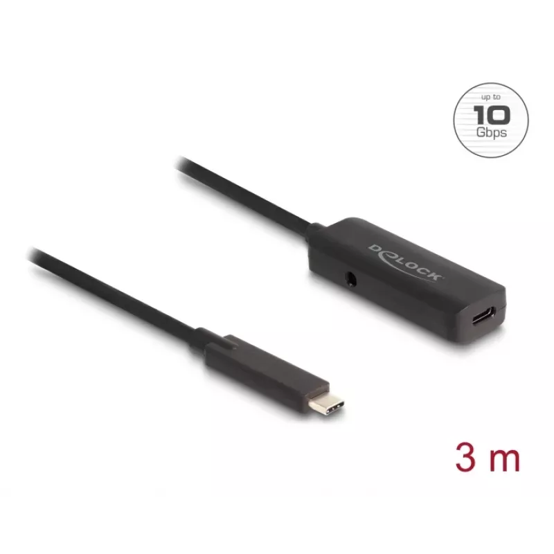 Cavo USB DeLOCK 80027 3 m USB-C nero