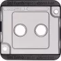 Merten 294660 cornice/placca argento (294660)