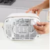 Tostapane Taurus TO800P 2 fette 800 W bianco con comandi a pulsante e manopola