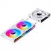 Ventola per case Jonsbo ZK-120W Reverse ARGB bianca da 120 mm PWM, cavo con guaina