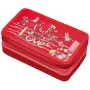Astuccio Herlitz 50038763 morbido poliestere rosso 190x115x80 mm