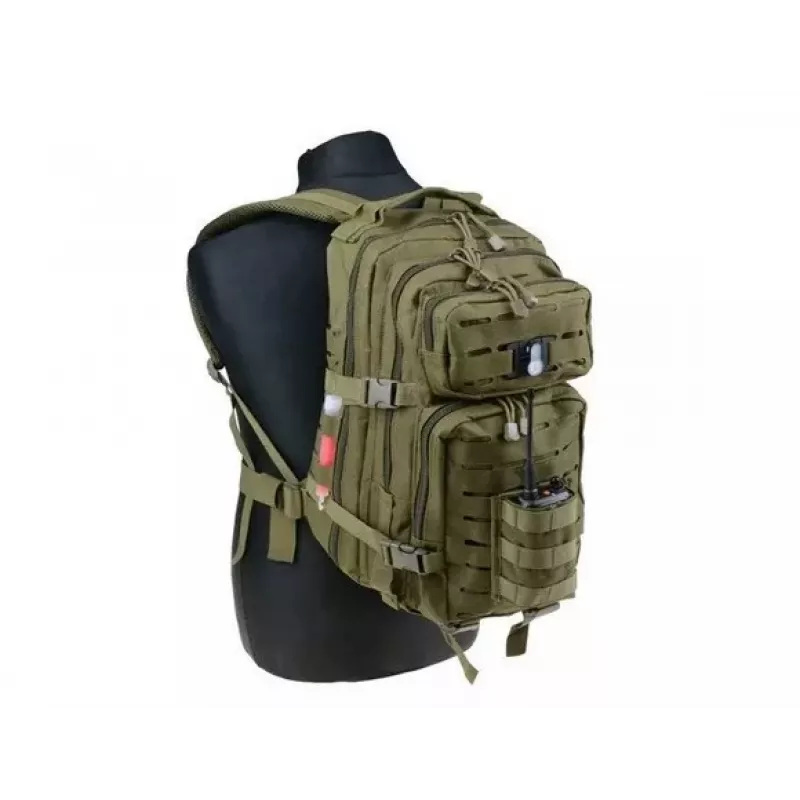 GFC Assault Pack GFT-20-008352 zaino, Laser Cut, verde oliva