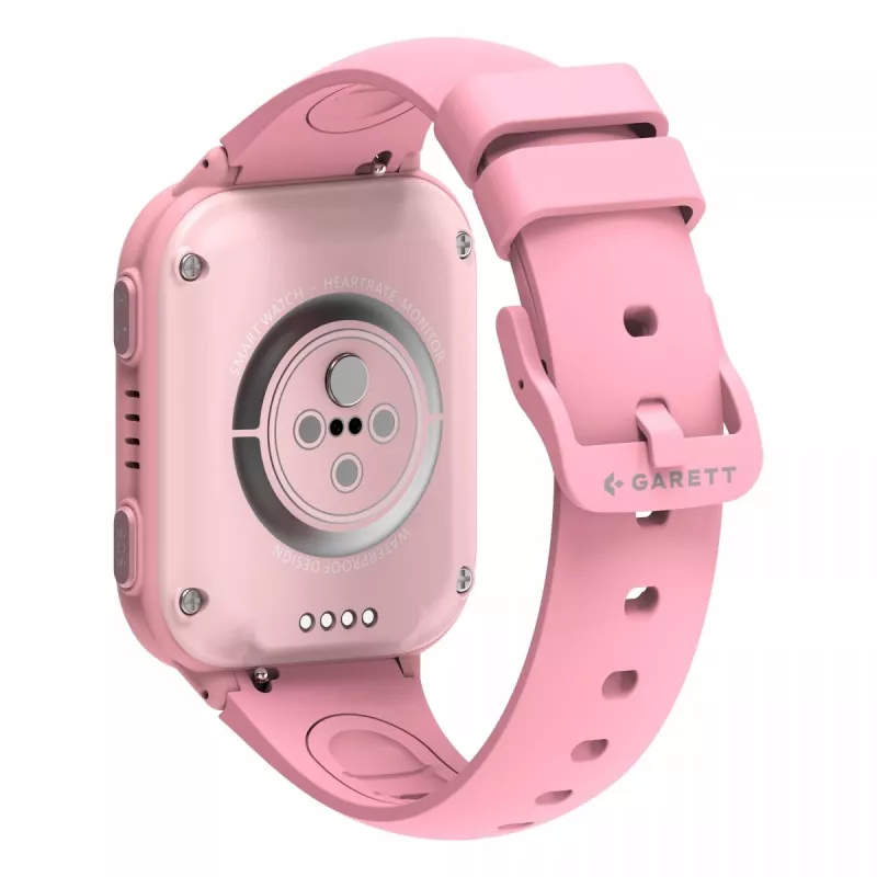 Smartwatch Garett Kids Vibe Ai 4G rosa con GPS tracking e design impermeabile