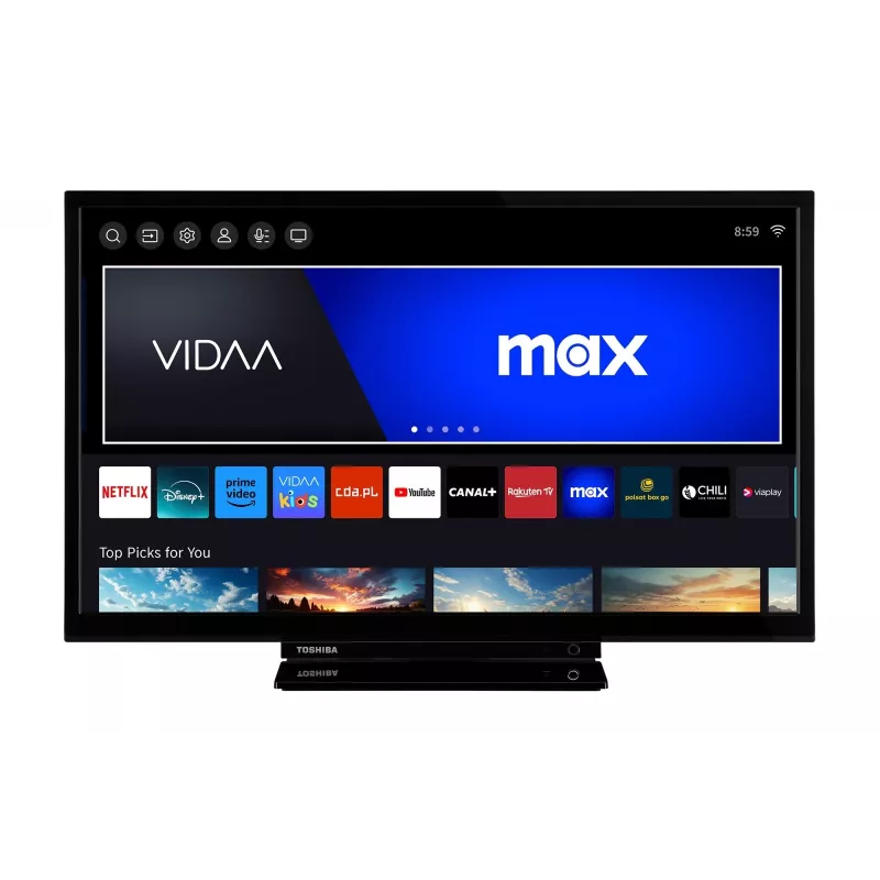 Televisore Toshiba 24WV3F63DG 24 pollici display LED risoluzione HD