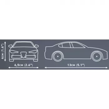 Kit COBI Giulia Quadrifoglio 90 pezzi da 6 anni