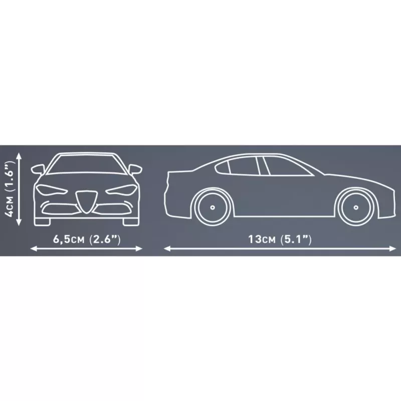 Kit COBI Giulia Quadrifoglio 90 pezzi da 6 anni