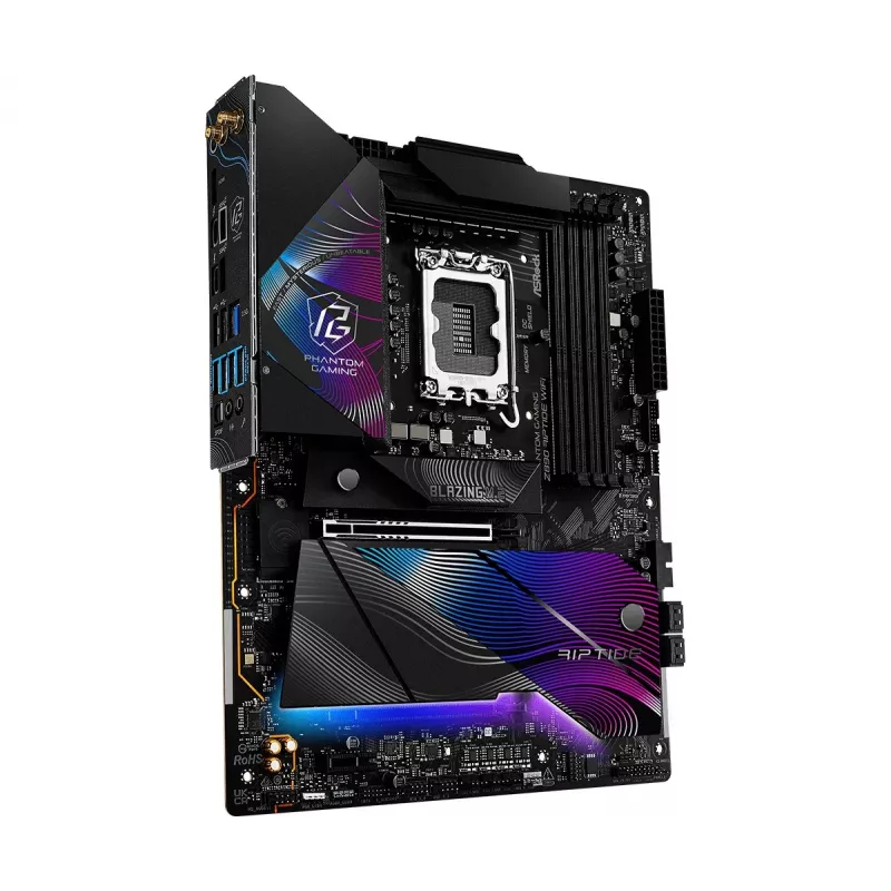 Scheda madre ASRock Z890 Riptide WiFi — Intel Z890, LGA1851, ATX, DDR5, 4 DIMM, Wi‑Fi 7, 2.5Gb LAN, Thunderbolt 4