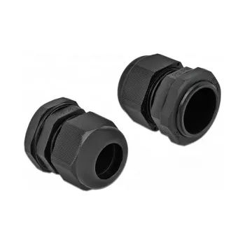 Pressacavo DeLOCK 60222 nero plastica 10 pz.