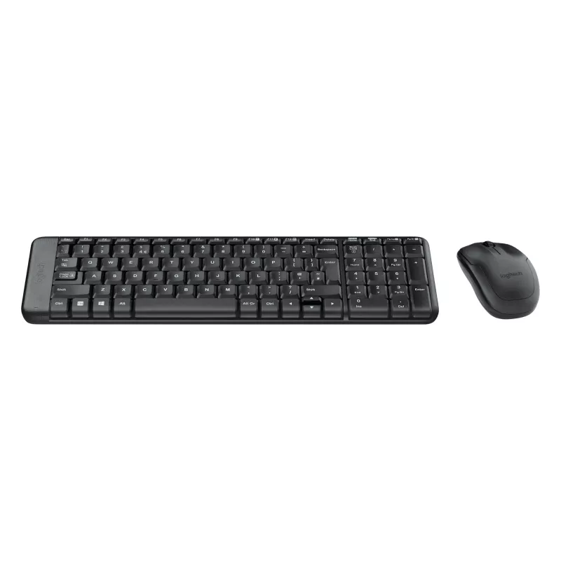 Wireless Combo MK220, wireless, RF Wireless, QWERTZ, nero, mouse