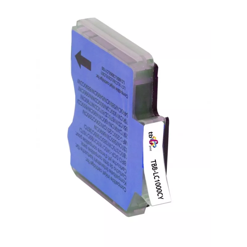 Inchiostro TBB-LC1000CY (Brother LC1000CY) ciano 100% nuovo