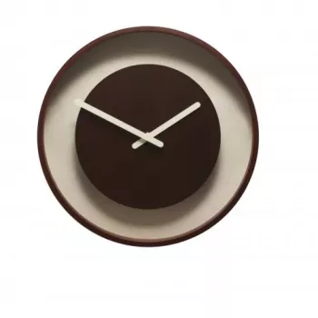 NeXtime orologio 3046br Wood Loop, Ø30 cm, da parete, legno scuro