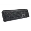 Logitech MX Keys S 920-011589 tastiera wireless a grandezza standard, Bluetooth LE / Logi Bolt, retroilluminata, ricaricabile via USB-C, QWERTY US International, con poggiapolsi, grafite