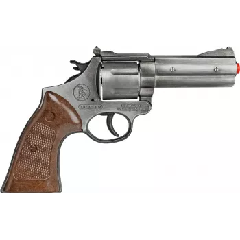 Replica di arma da servizio in metallo Pulio 155127/1, design realistico, struttura in metallo