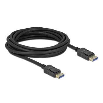 Delock - Cavo DisplayPort - DisplayPort (M) a DisplayPort (M) - DisplayPort 2,0 - 2,0 m - Supporta 10K 60 Hz (10.240 x 4320) - nero (80262)