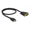 Adattatore cavo video DeLOCK 85651 0,5 m HDMI tipo A DVI nero
