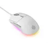 SteelSeries Rival 3 Gen 2 mouse gaming, bianco